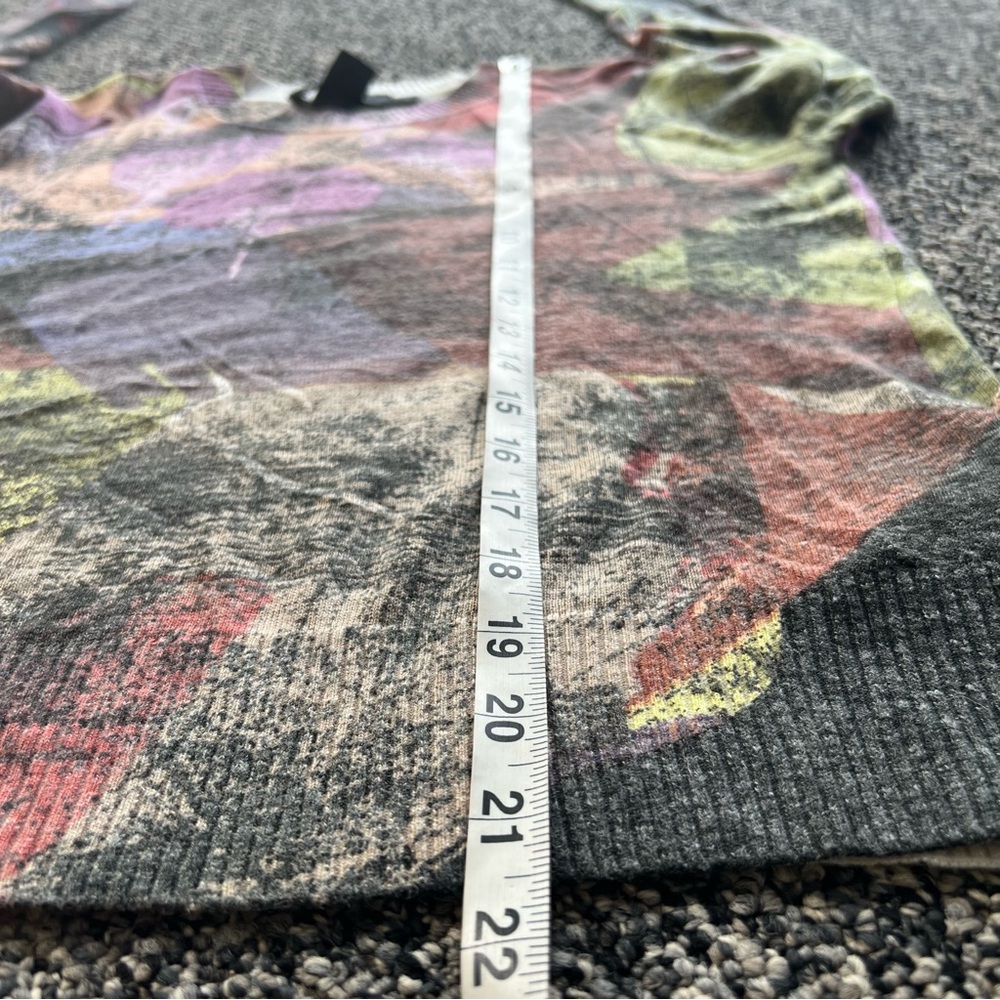 Desigual Camo Petals Colorful Abstract Women's Sweater - Picture 7 of 7